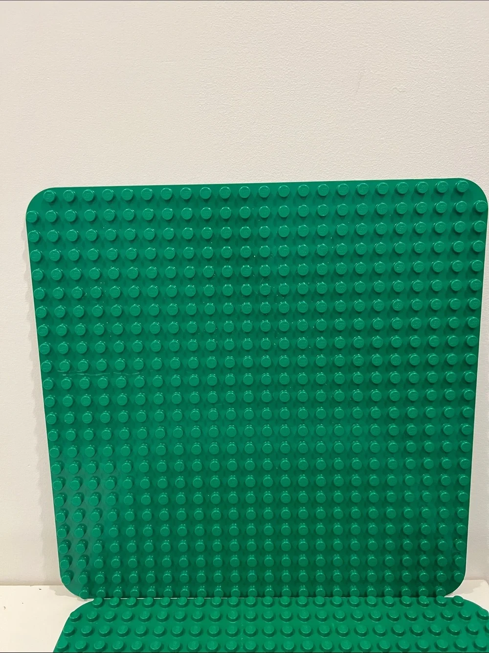 LEGO DUPLO Green Building Plate, 24x24 Stud Foundation for Toddlers - set of 2